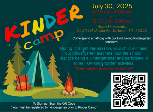  Photo of Kinder Camp Flyer